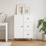 Sideboard with Drawer White 66 x 34.5 x 90 cm Engineered Wood - Top-Down View