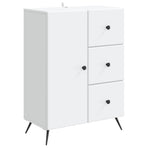 Sideboard White 66 x 34.5 x 90 cm Engineered Wood