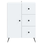 Sideboard White 66 x 34.5 x 90 cm Engineered Wood