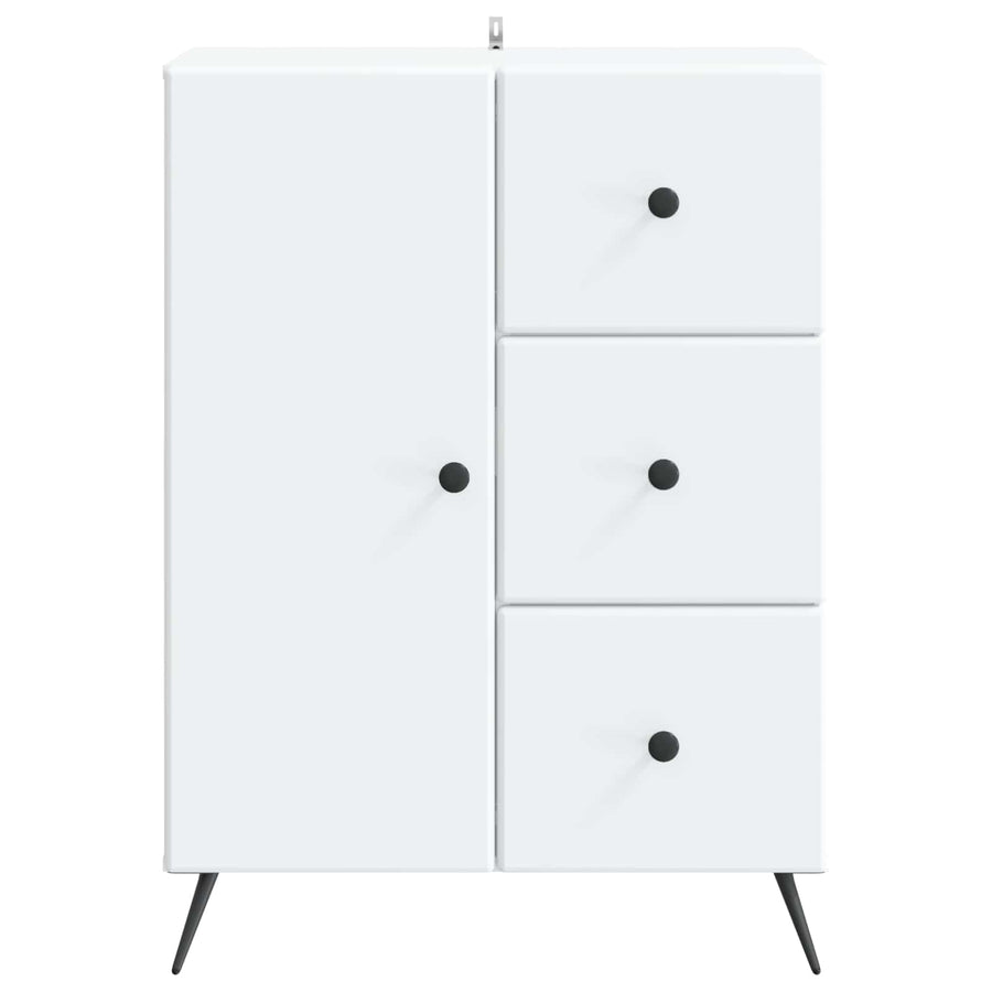 Sideboard White 66 x 34.5 x 90 cm Engineered Wood