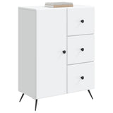 Sideboard with Drawer White 66 x 34.5 x 90 cm Engineered Wood