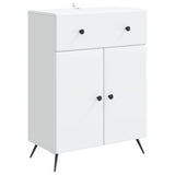 Sideboard with Drawer White 66 x 34.5 x 90 cm Engineered Wood