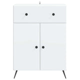 Sideboard with Drawer White 66 x 34.5 x 90 cm Engineered Wood