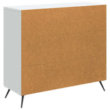 Sideboard White 89 x 34.5 x 80 cm Engineered Wood