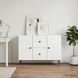 Sideboard with Drawer White 89 x 34.5 x 60 cm Engineered Wood