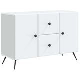 Sideboard with Drawer White 89 x 34.5 x 60 cm Engineered Wood - Front View