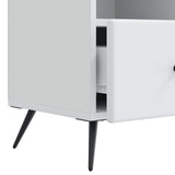TV Cabinet with Drawer White 102 x 34.5 x 50 cm Engineered Wood - Extra Image