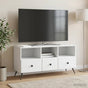 TV Cabinet with Drawer White 102 x 34.5 x 50 cm Engineered Wood