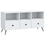 TV Cabinet with Drawer White 102 x 34.5 x 50 cm Engineered Wood