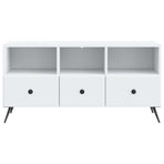 TV Cabinet with Drawer White 102 x 34.5 x 50 cm Engineered Wood