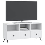 TV Cabinet with Drawer White 102 x 34.5 x 50 cm Engineered Wood