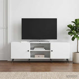 TV Cabinet White 150 x 31 x 50 cm Engineered Wood