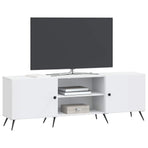 TV Cabinet 150 x 31 x 50 cm White Engineered Wood
