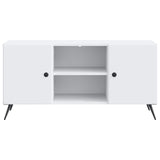 TV Cabinet White 102 x 34.5 x 50 cm Engineered Wood