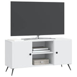 TV Cabinet White 102 x 34.5 x 50 cm Engineered Wood - Side View