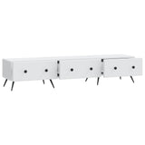 TV Cabinet with Drawer White 147 x 34.5 x 30 cm Engineered Wood