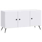 TV Cabinet White 99 x 34.5 x 50 cm Engineered Wood - Front View