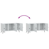 TV Cabinet White 99 x 34.5 x 50 cm Engineered Wood - Extra Image