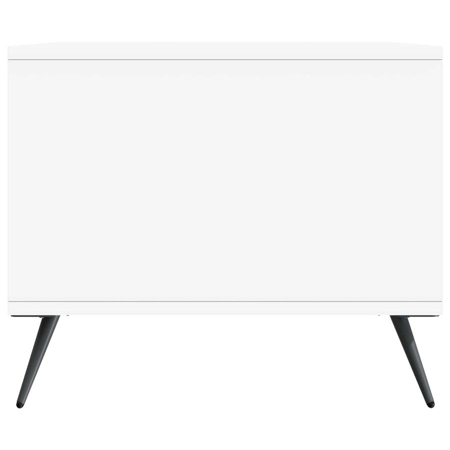Coffee Table White 90 x 50 x 40 cm Engineered Wood