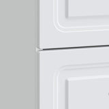 Bedside Cabinet White 43 x 34.5 x 44.5 cm Engineered Wood