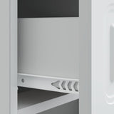 Bedside Cabinet White 43 x 41 x 63.5 cm Engineered Wood - Extra Image