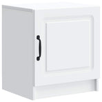 Bedside Cabinet White 43 x 34.5 x 47 cm Engineered Wood
