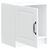 Bedside Cabinet White 43 x 34.5 x 47 cm Engineered Wood - Top-Down View