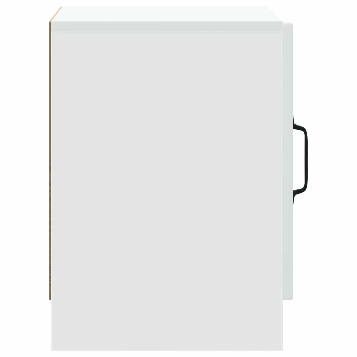 Bedside Cabinet White 43 x 34.5 x 47 cm Engineered Wood