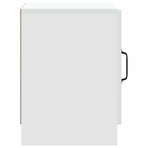 Bedside Cabinet White 43 x 34.5 x 47 cm Engineered Wood