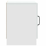 Bedside Cabinet White 43 x 34.5 x 47 cm Engineered Wood - Rear View