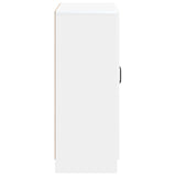 Sideboard White 66 x 34.5 x 87 cm Engineered Wood - Close-Up Angle