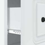 Drawer Cabinet White 66 x 34.5 x 87 cm Engineered Wood - Extra Image