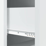 Drawer Cabinet White 33 x 34.5 x 87 cm Engineered Wood