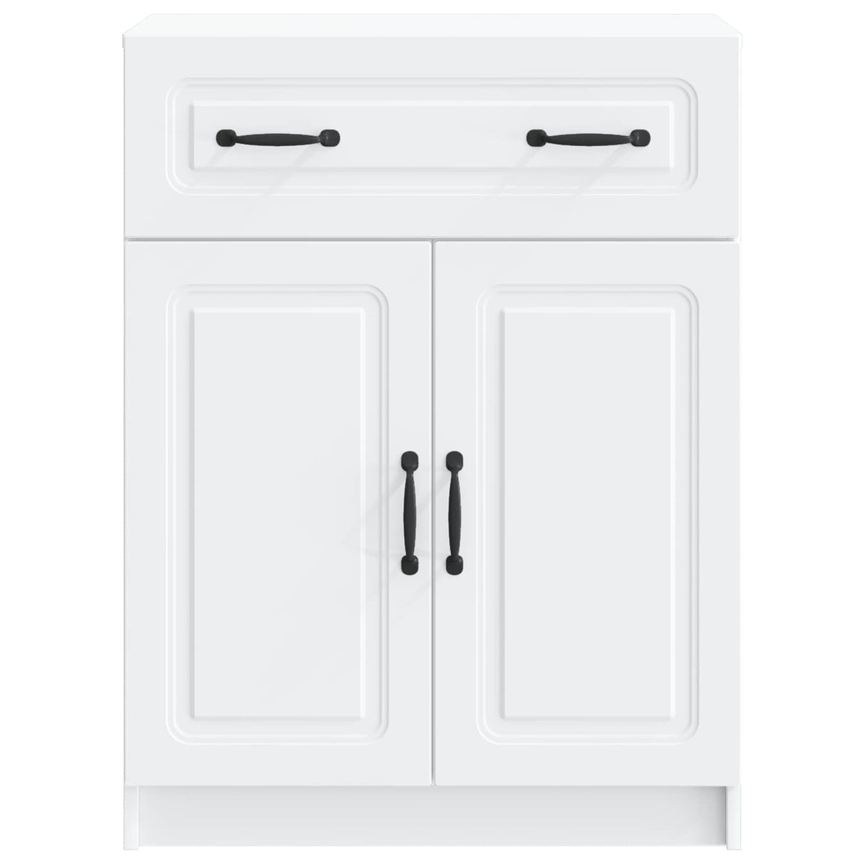 Sideboard with Drawer White 66 x 34.5 x 87 cm Engineered Wood