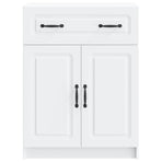 Sideboard White 66 x 34.5 x 87 cm Engineered Wood