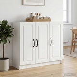 Sideboard White 89 x 34.5 x 77 cm Engineered Wood