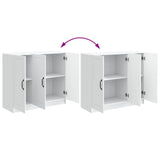 Sideboard White 89 x 34.5 x 77 cm Engineered Wood - Extra Image