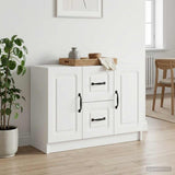 Sideboard with Drawer White 89 x 34.5 x 57 cm Engineered Wood
