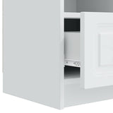 TV Cabinet with Drawer White 102 x 34.5 x 47 cm Engineered Wood - Extra Image