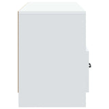 TV Cabinet with Drawer White 102 x 34.5 x 47 cm Engineered Wood - Close-Up Angle