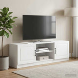 TV Cabinet White 150 x 31 x 47 cm Engineered Wood - Top-Down View