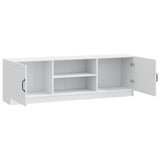 TV Cabinet White 150 x 31 x 47 cm Engineered Wood - 45-Degree Angle