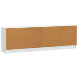 TV Cabinet White 150 x 31 x 47 cm Engineered Wood - Low Angle