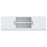 TV Cabinet White 150 x 31 x 47 cm Engineered Wood - Rear View