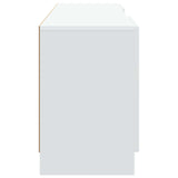 TV Cabinet White 150 x 31 x 47 cm Engineered Wood - Close-Up Angle