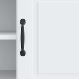 TV Cabinet White 102 x 34.5 x 47 cm Engineered Wood - Extra Image