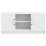 TV Cabinet White 102 x 34.5 x 47 cm Engineered Wood