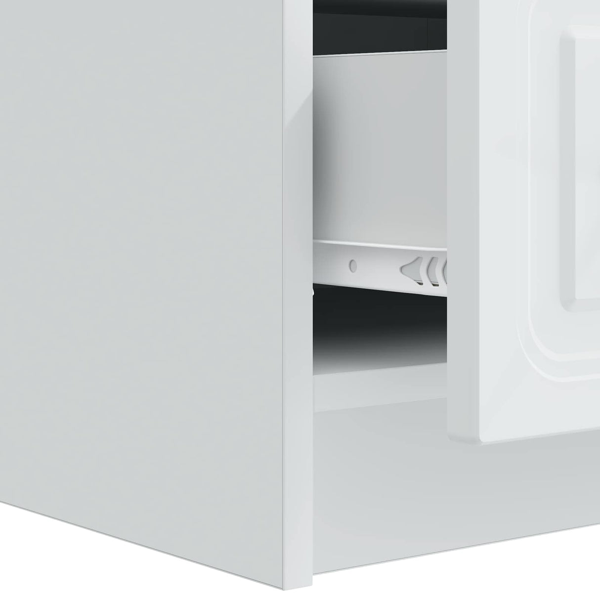 TV Cabinet with Drawer White 147 x 34.5 x 27 cm Engineered Wood
