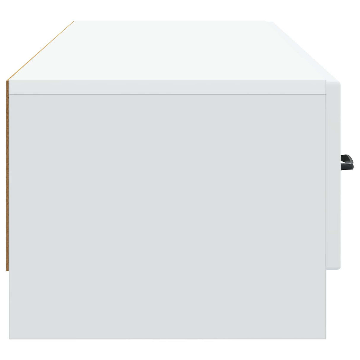 TV Cabinet with Drawer White 147 x 34.5 x 27 cm Engineered Wood