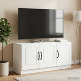 TV Cabinet White 99 x 34.5 x 47 cm Engineered Wood - Top-Down View